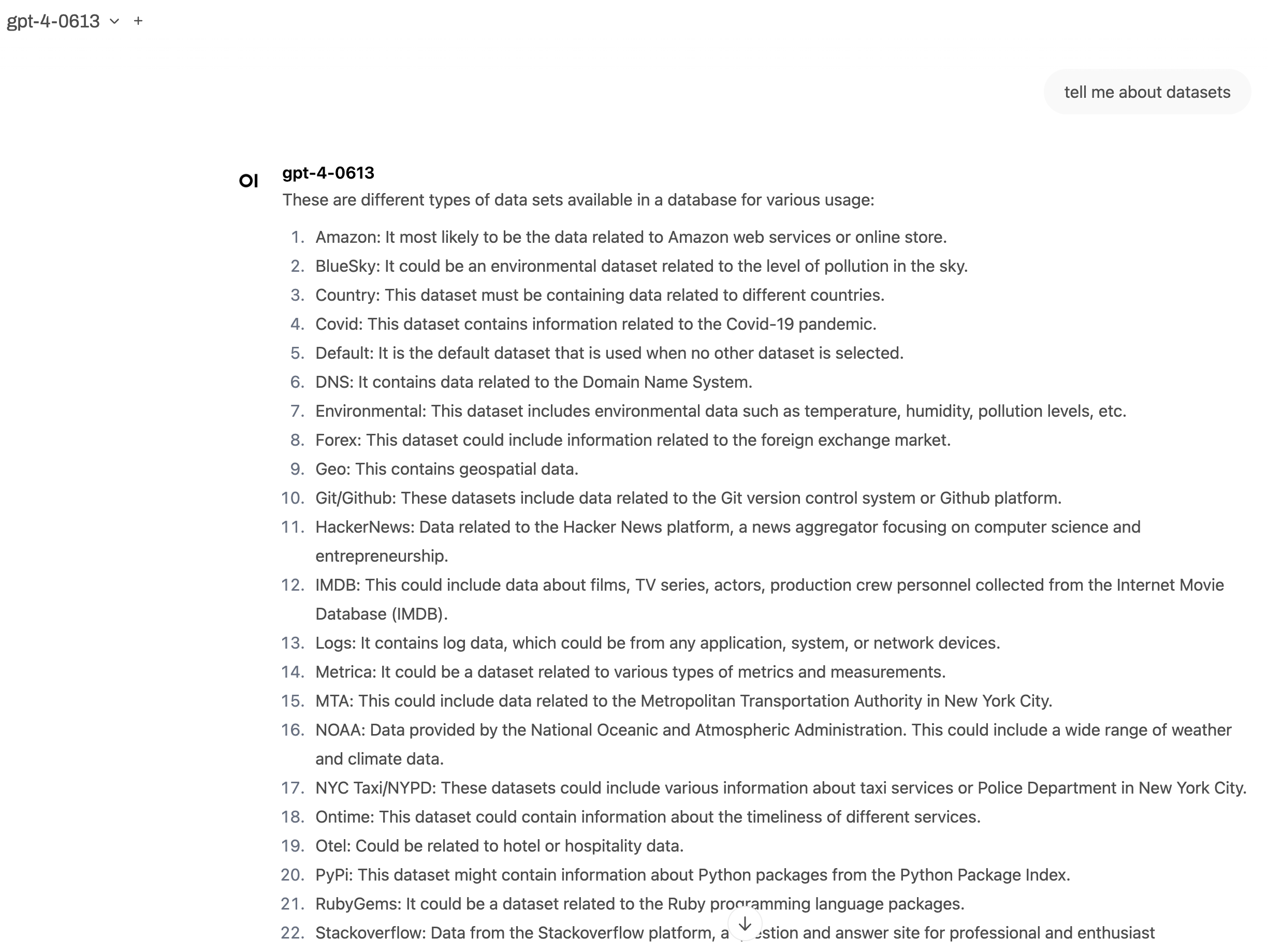 Open WebUI - ClickHouse MCP 서버와 대화