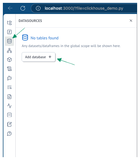 새 데이터베이스 추가